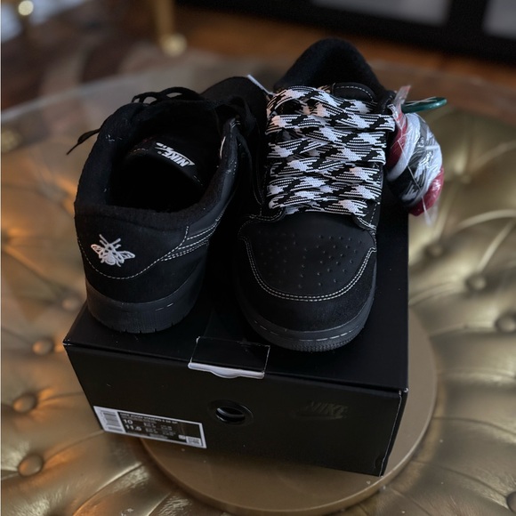 Nike Black Sneakers with White Logo